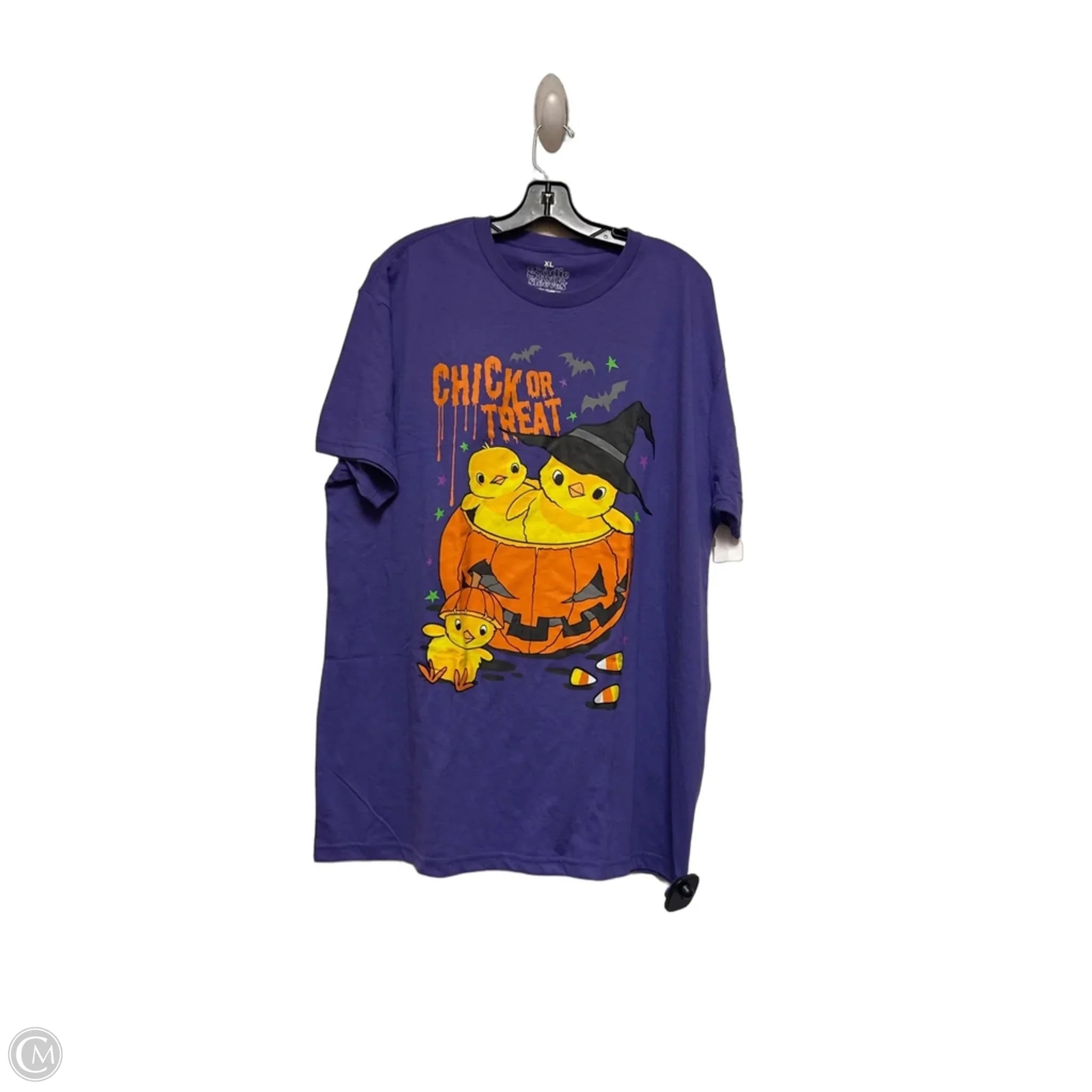 Top Short Sleeve Basic By Clothes Mentor In Purple, Size: Xl