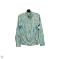Athletic Top Long Sleeve Collar By Sigrid Olsen In Blue, Size: M