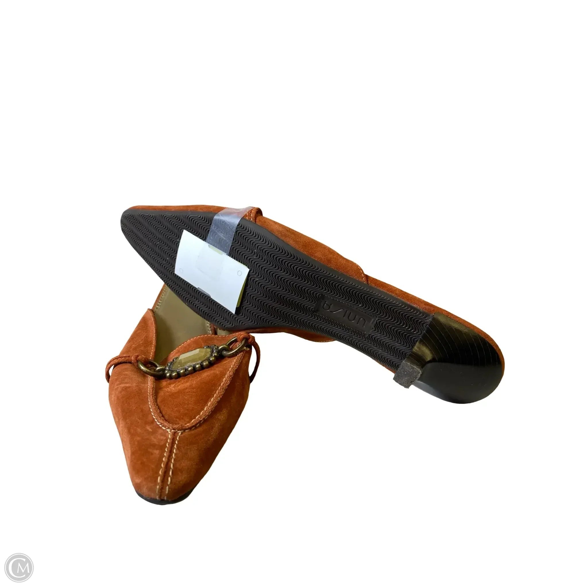 Shoes Heels Block By Unisa In Orange, Size: 10