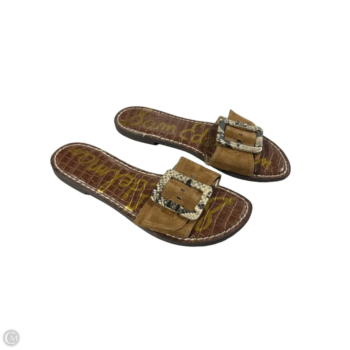 Sandals Flats By Sam Edelman In Brown, Size: 8.5