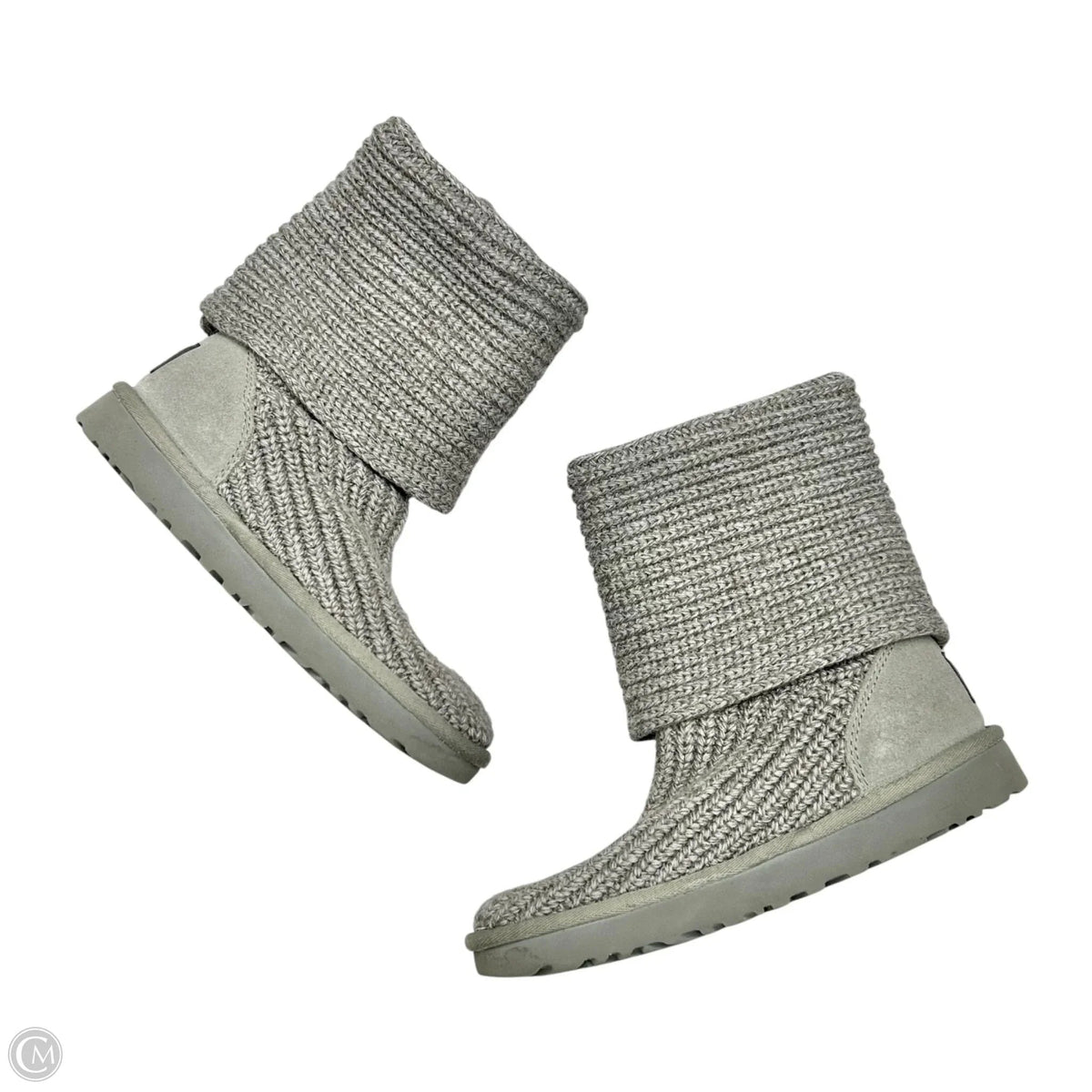 Boots Designer By Ugg In Grey, Size: 6
