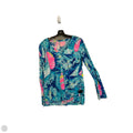 Top Long Sleeve Designer By Lilly Pulitzer In Blue, Size: Xs