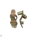 Sandals Heels Block By A New Day In Gold, Size: 7