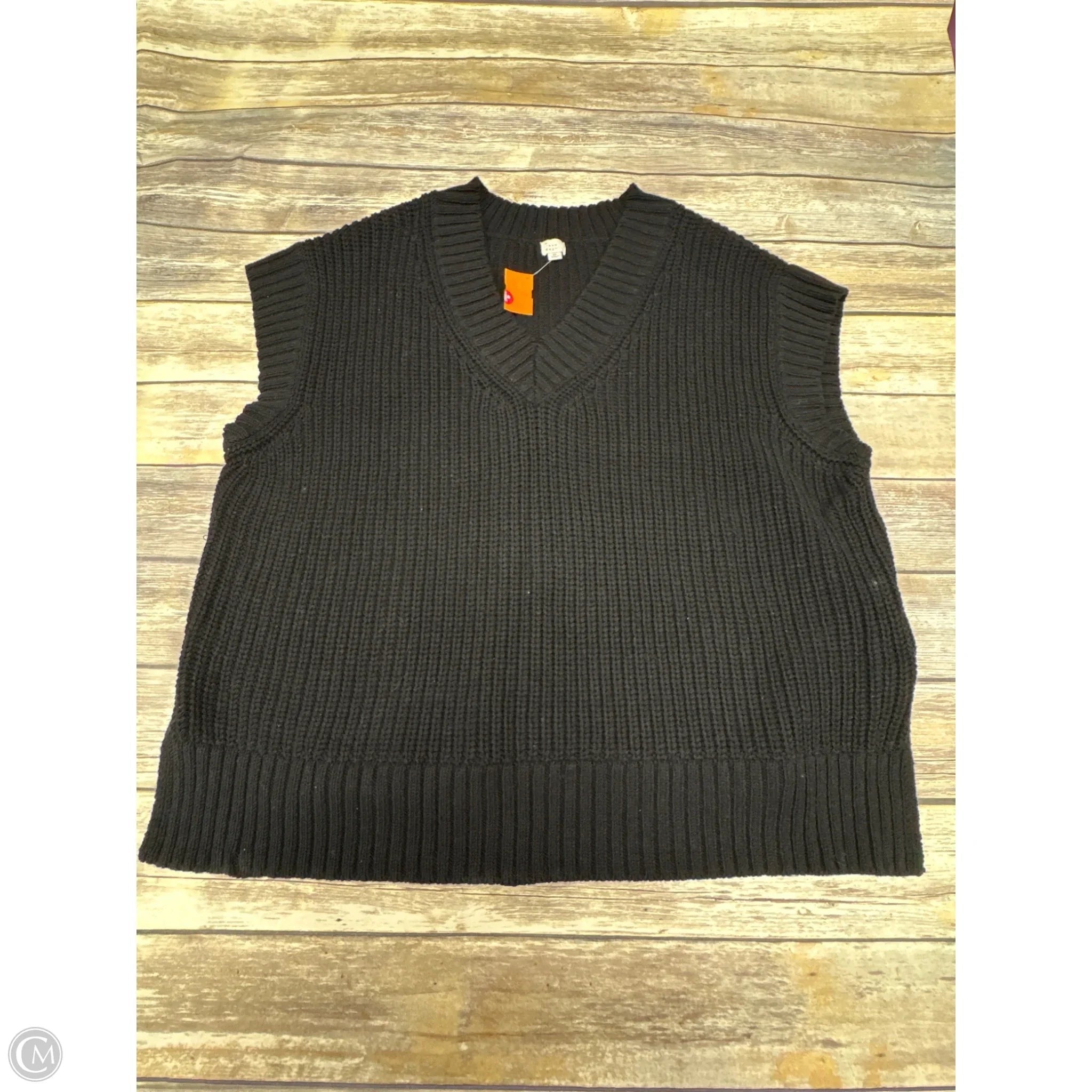Sweater By A New Day In Black, Size: 3x