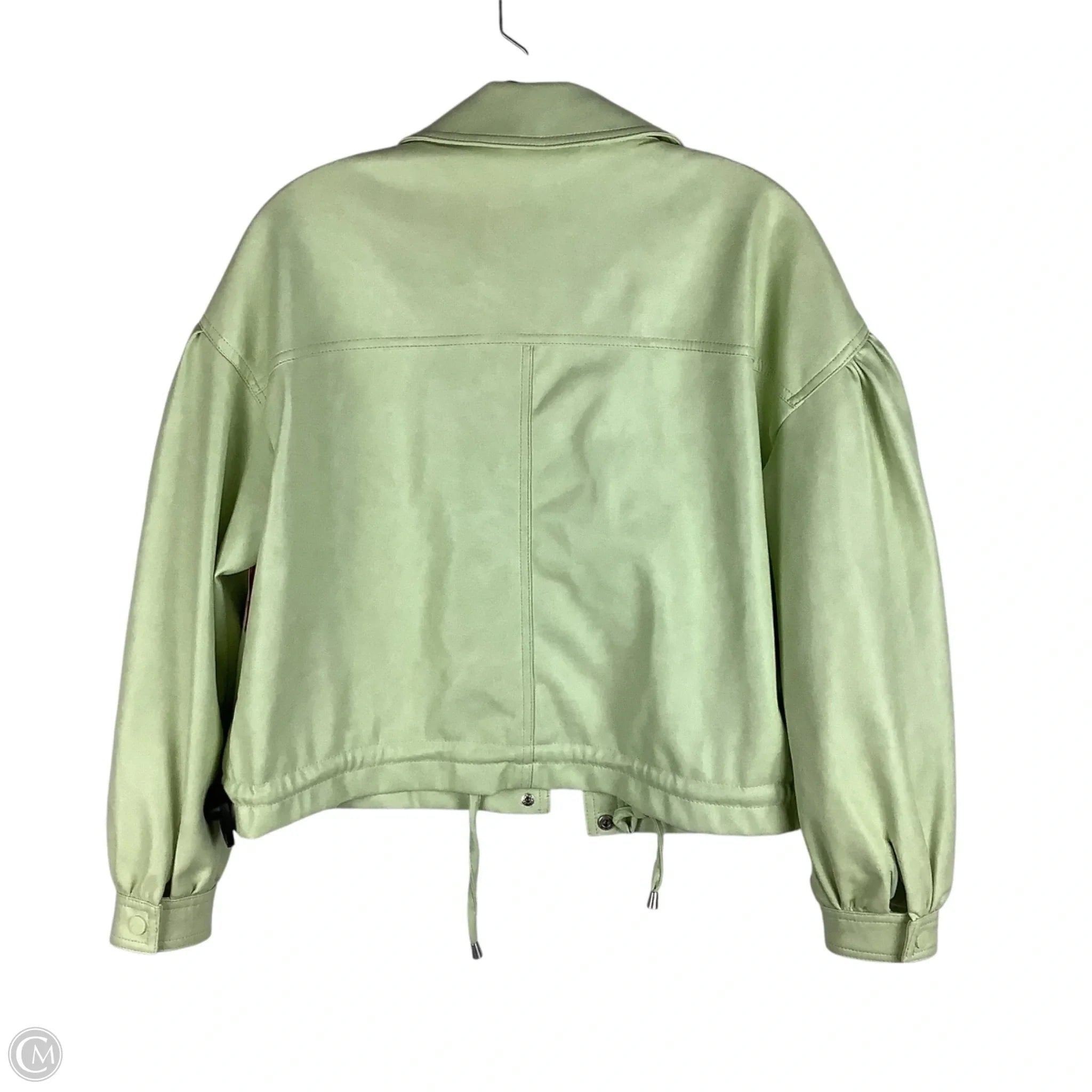 Jacket Moto By 7 For All Mankind In Green, Size: Xs