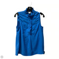 Top Sleeveless By J. Crew In Blue, Size: S