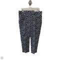 Pants Cropped By Chicos In Blue & White, Size: 12
