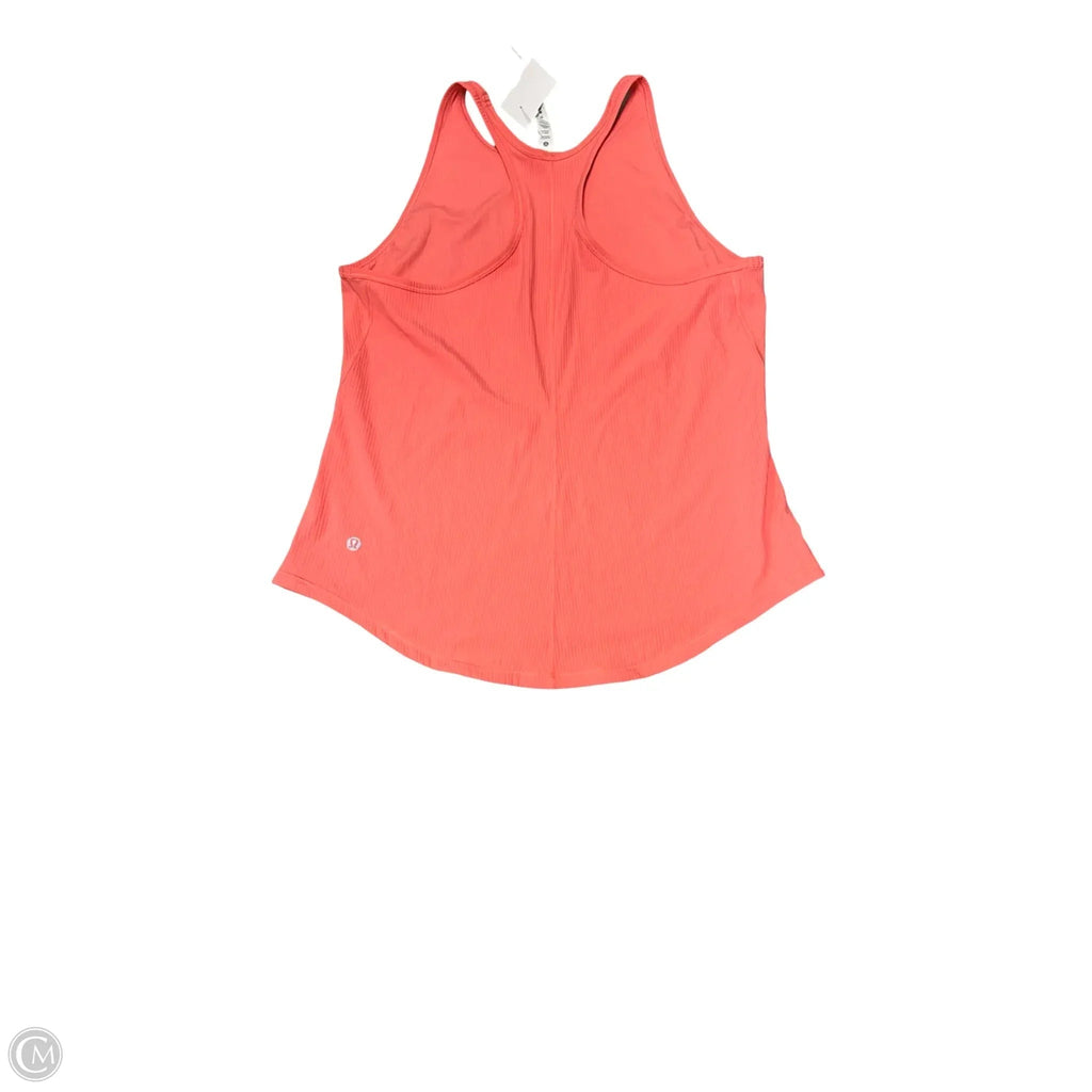 Athletic Tank Top By Lululemon In Pink, Size: 10