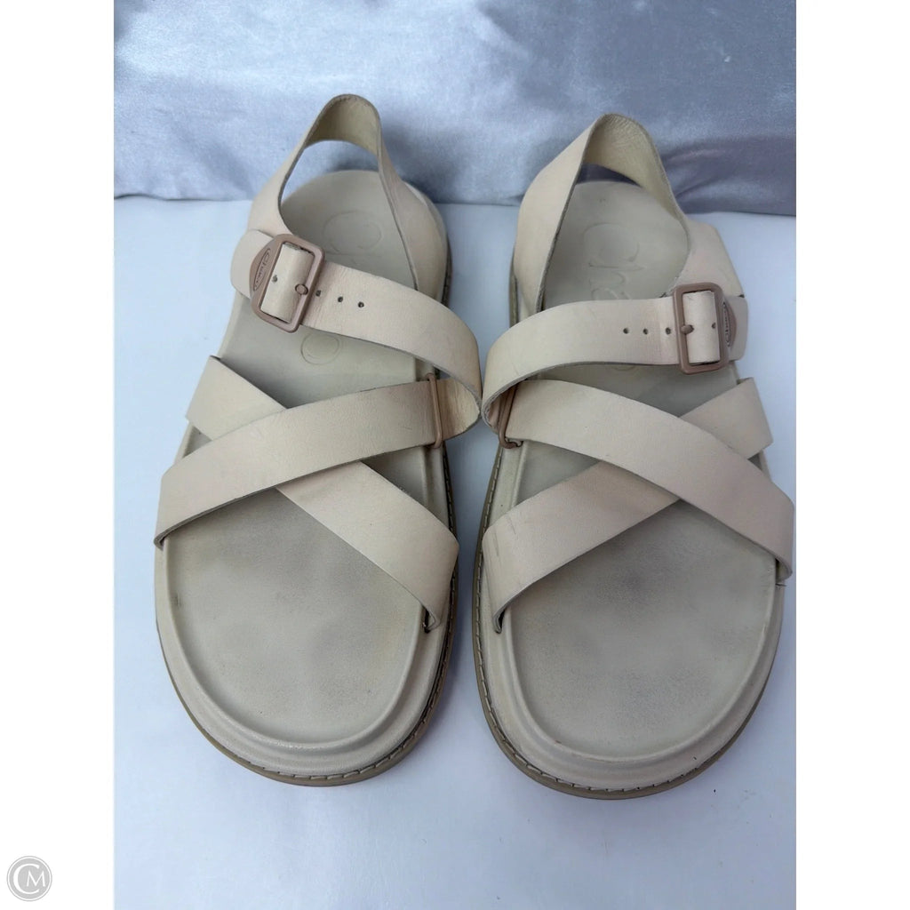 Sandals Flats By Chacos In Cream, Size: 8