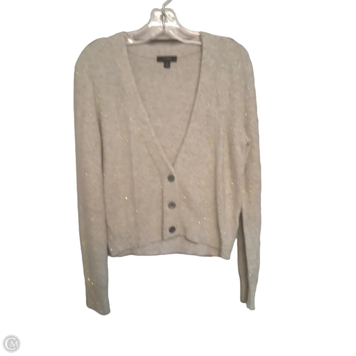 Sweater Cardigan By J. Crew In Grey, Size: S