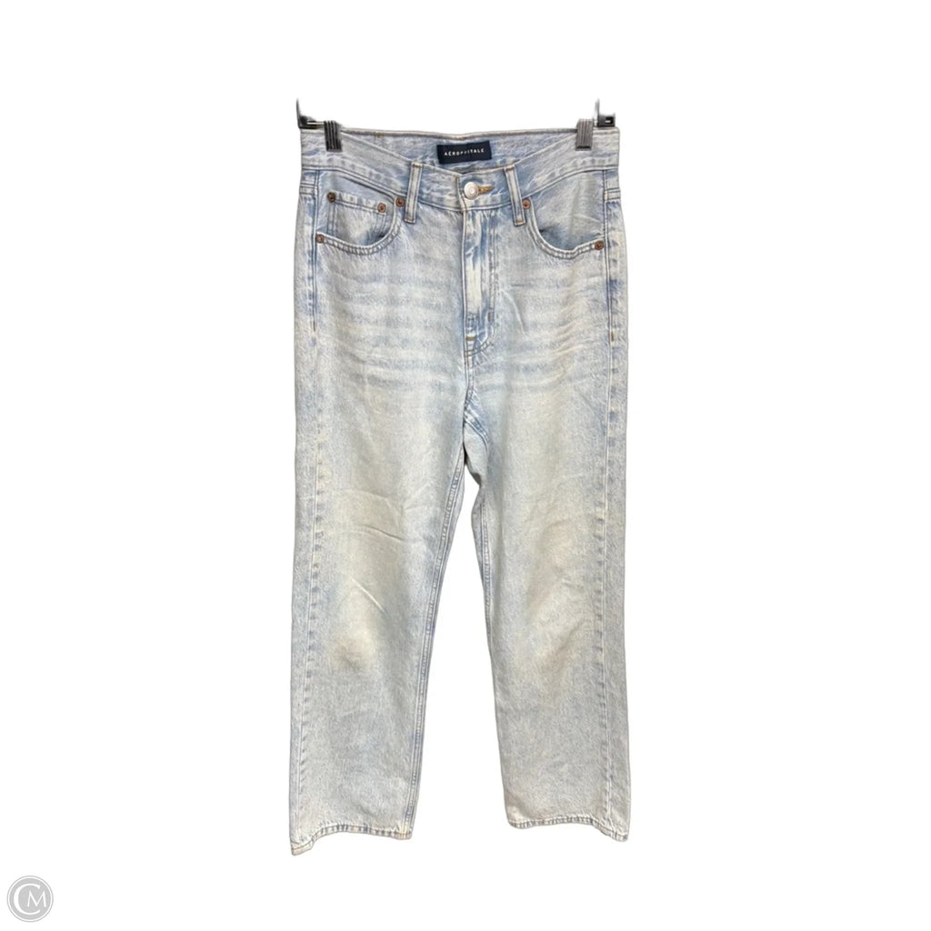 Jeans Wide Leg By Aeropostale In Blue Denim, Size: 2