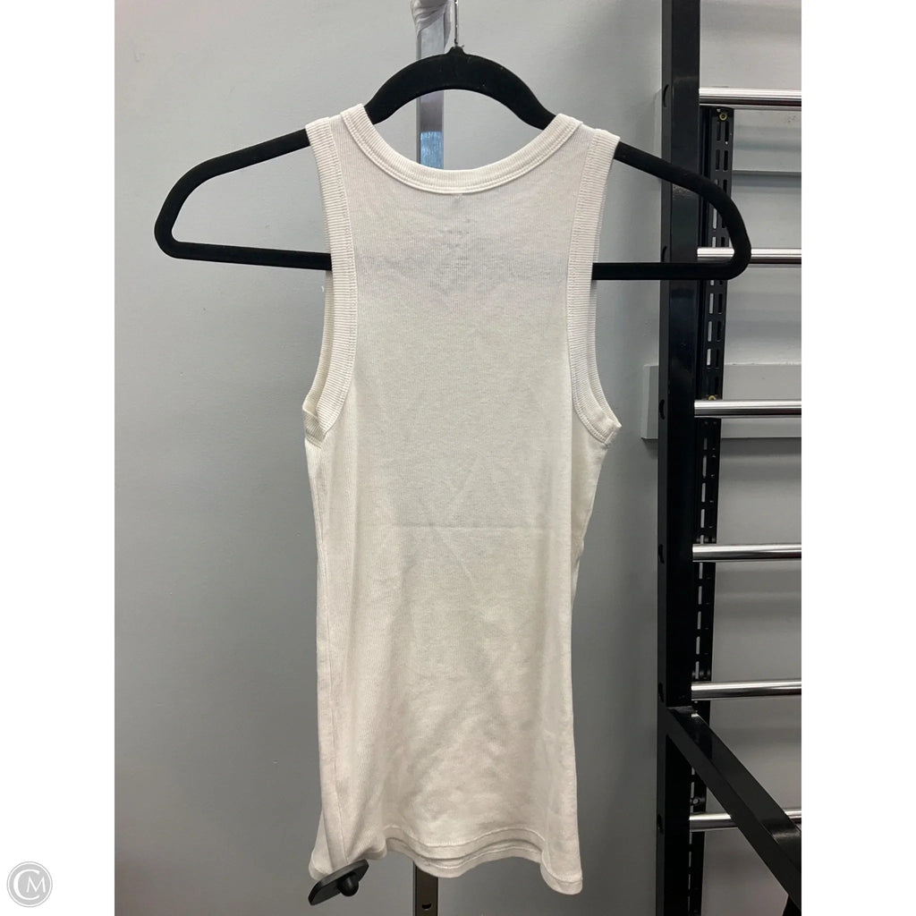 Top Sleeveless Basic By A New Day In White, Size: S