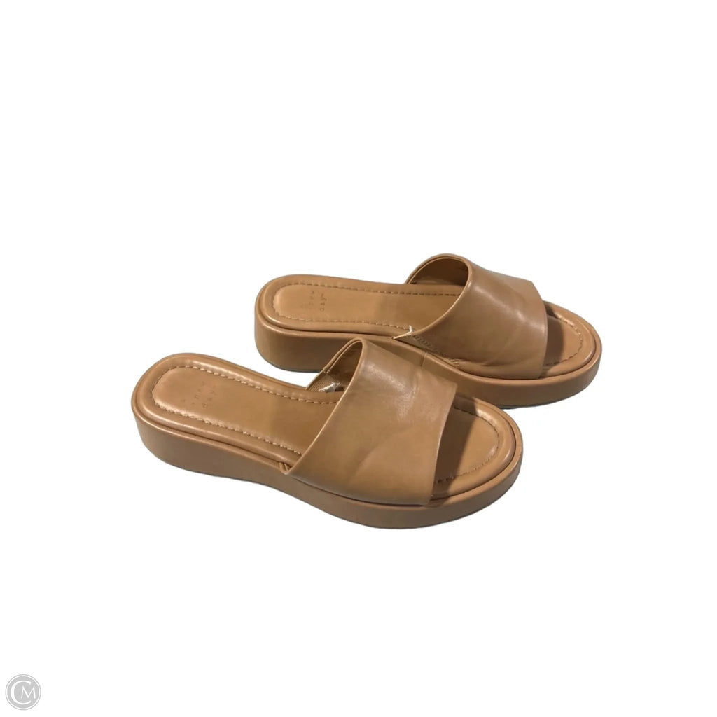 Sandals Flats By A New Day In Brown, Size: 7.5