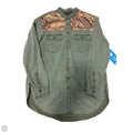 Top Long Sleeve By Anthropologie In Brown & Green, Size: Xs