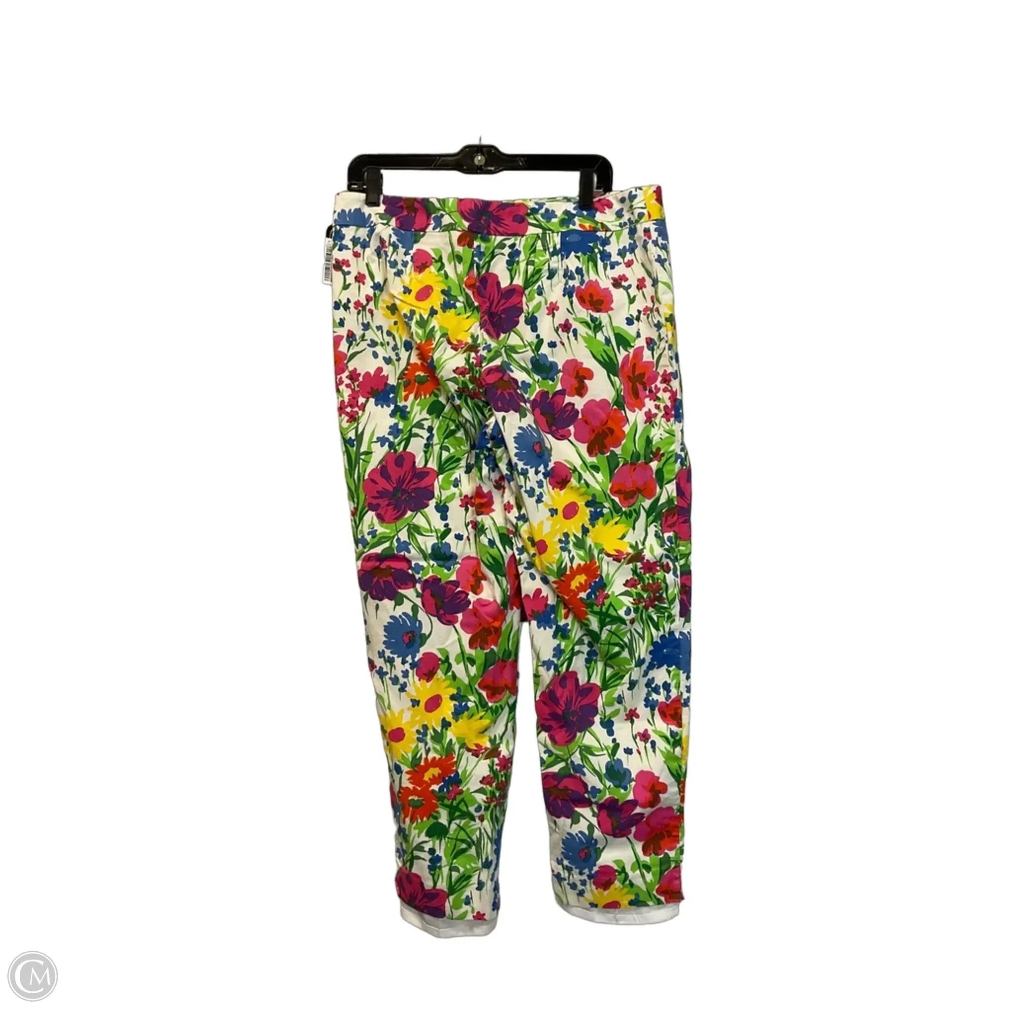 Pants Dress By Talbots In Floral Print, Size: 12
