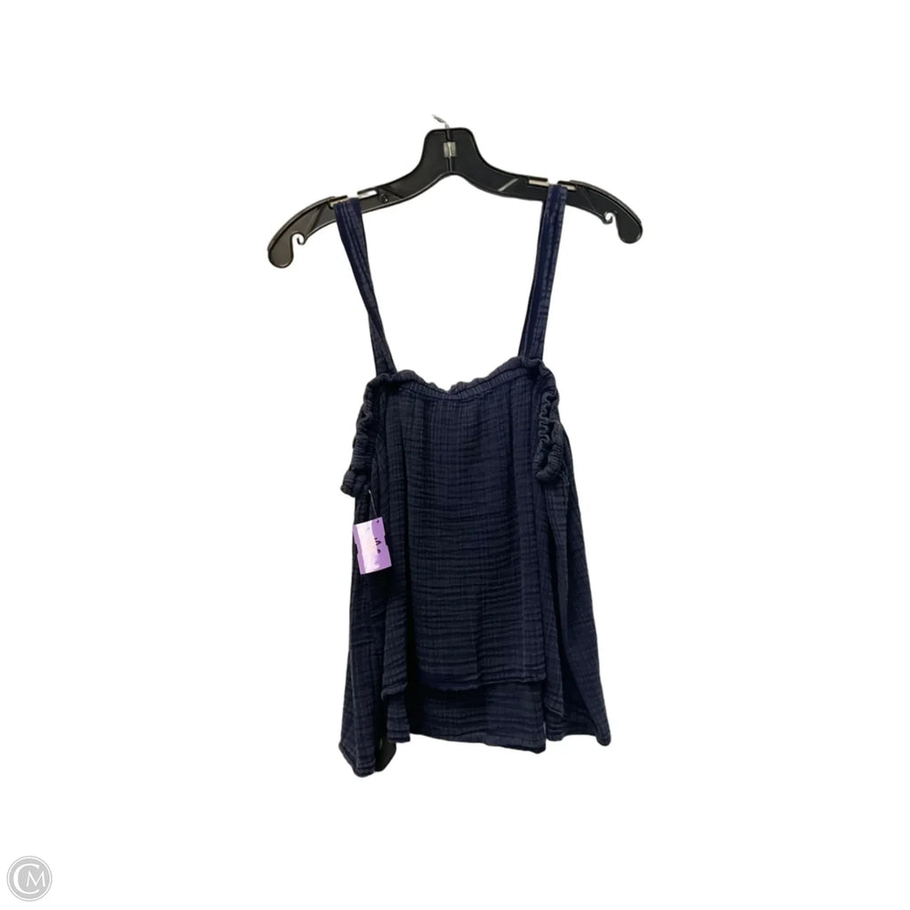 Top Sleeveless By Wonderly In Blue, Size: Xl