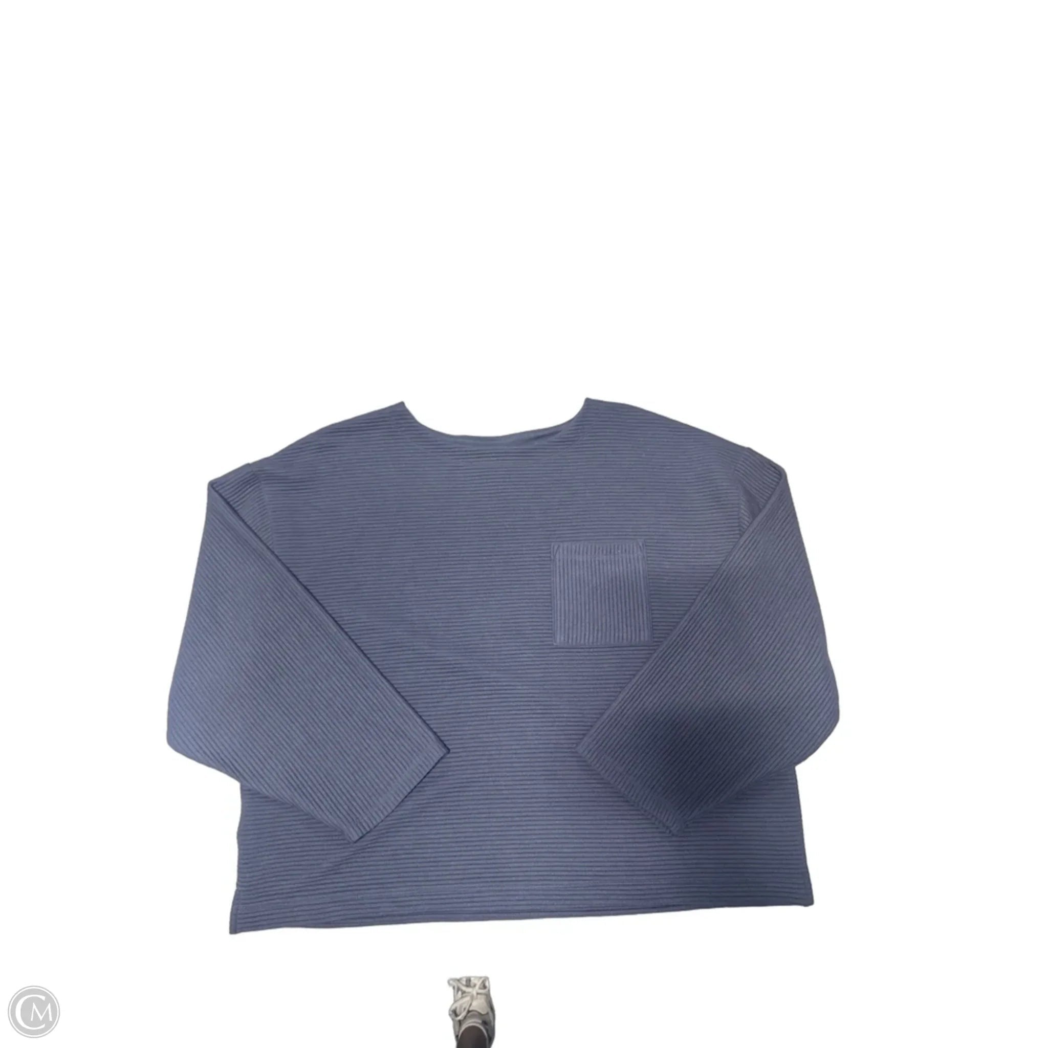 Top Long Sleeve By A New Day In Blue, Size: L