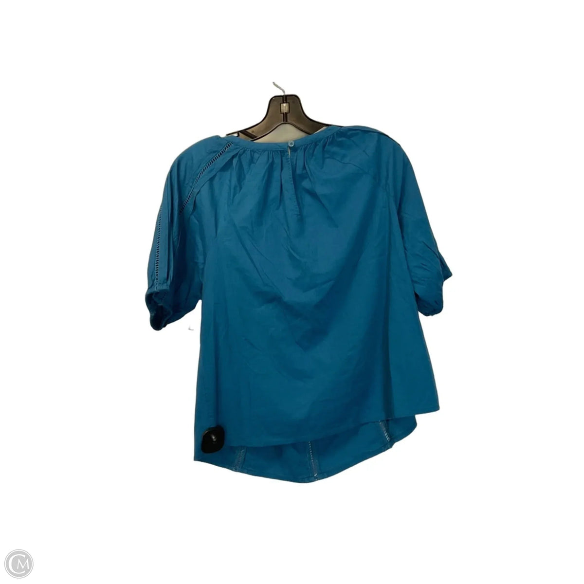 Top Short Sleeve By Loft In Blue, Size: Xs