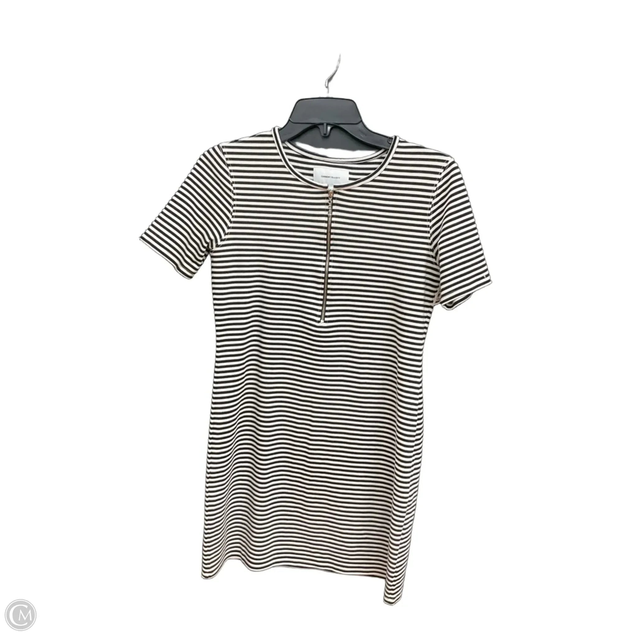 Dress Casual Midi By Current/elliott In Striped Pattern, Size: S