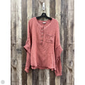 Top Long Sleeve By Cme In Pink, Size: M