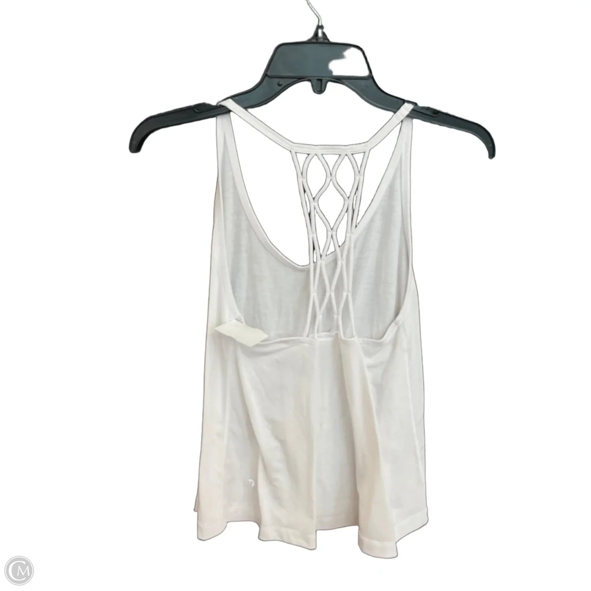 Athletic Tank Top By Lululemon In White, Size: S