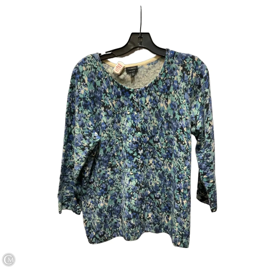 Cardigan By Talbots In Blue, Size: Xl