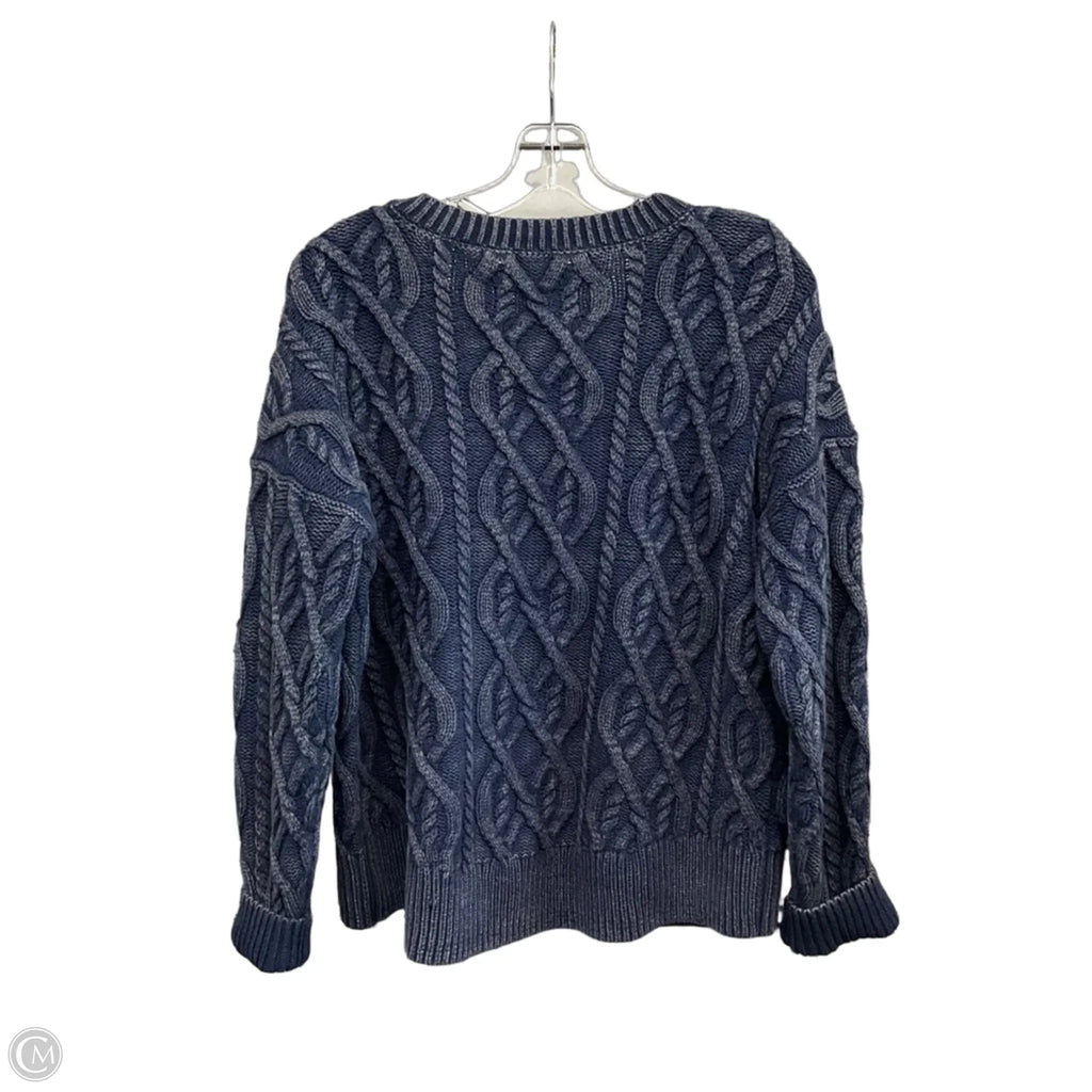 Sweater By Lucky Brand In Blue, Size: M
