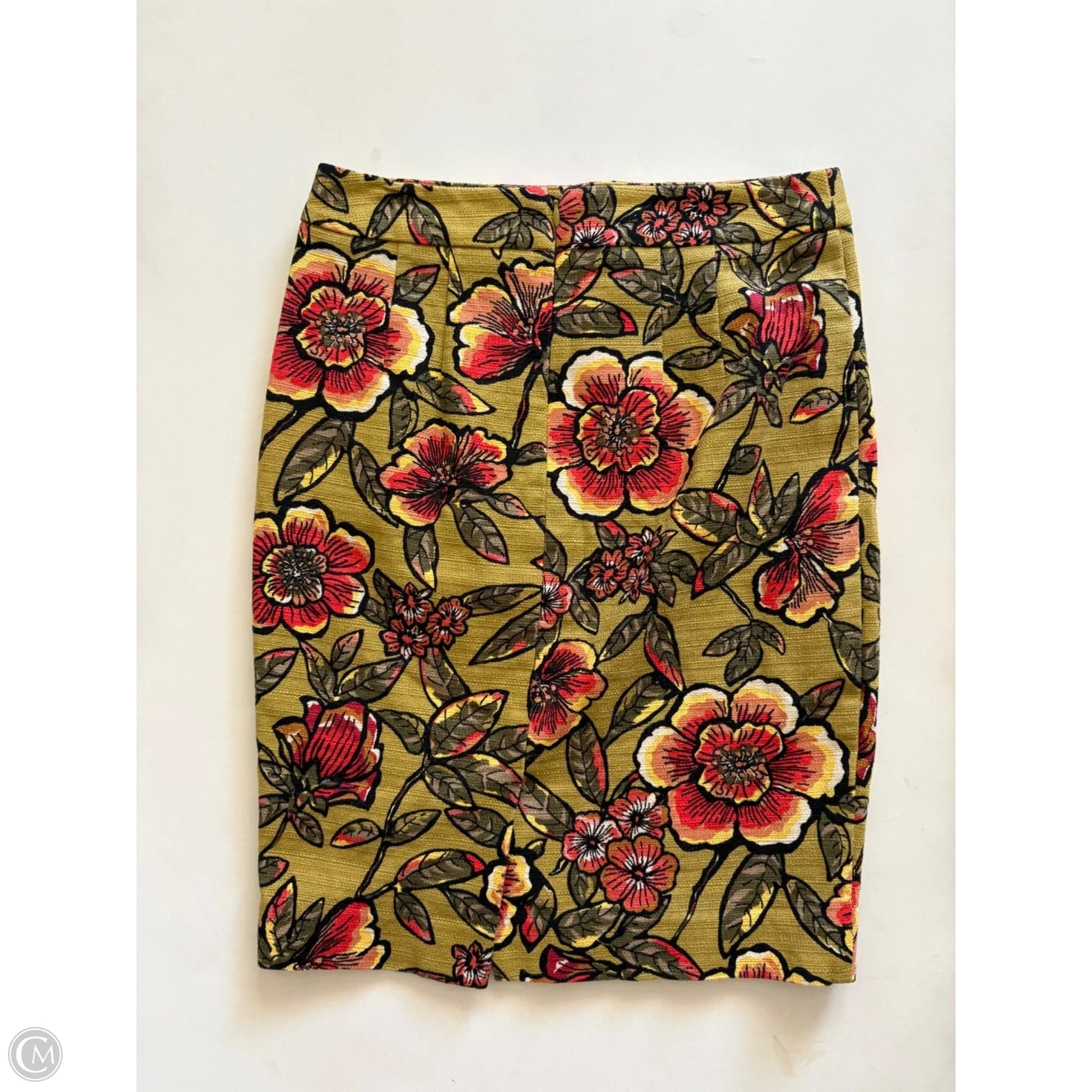 Skirt Midi By Loft In Floral Print, Size: 2