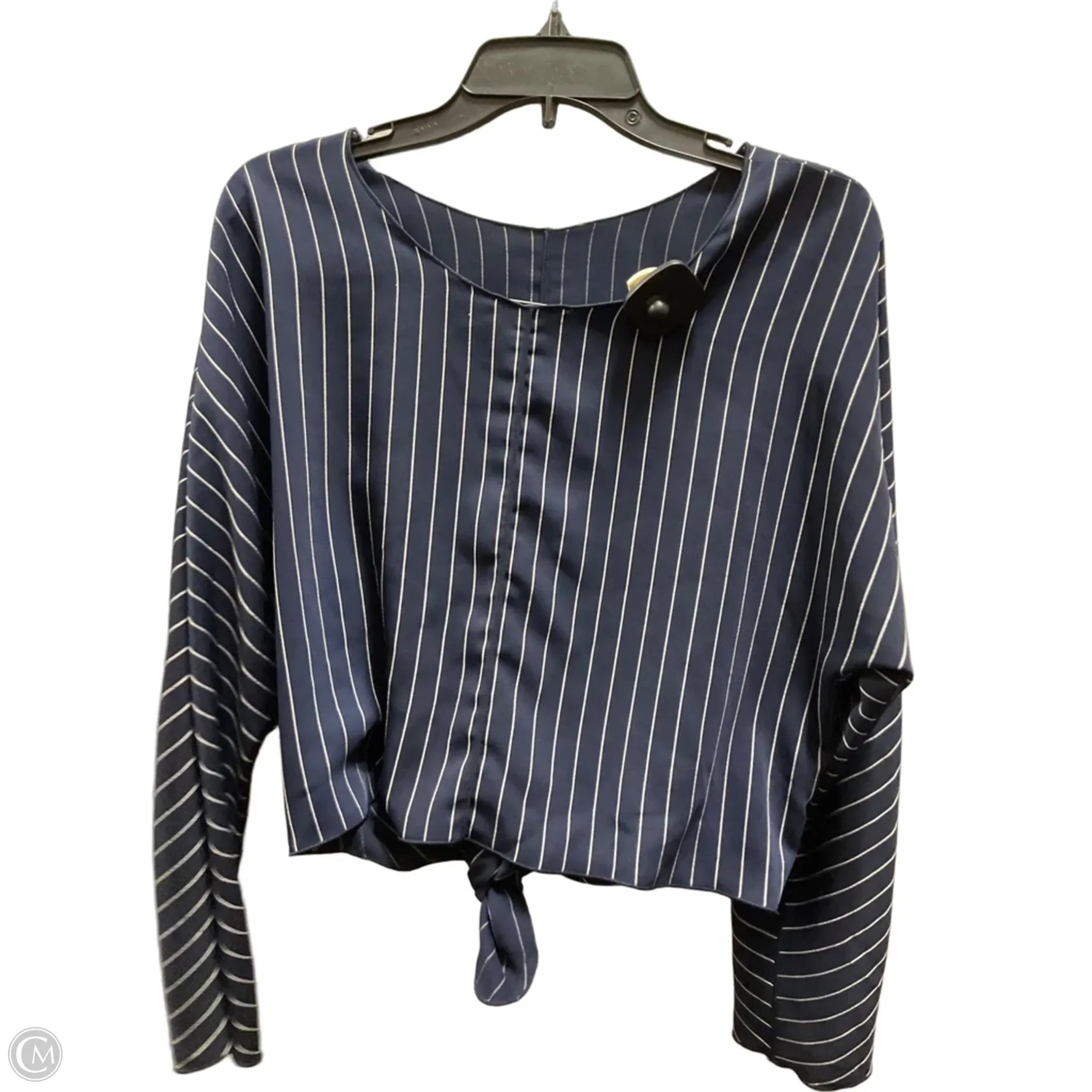 Top Long Sleeve Basic By Babaton In Striped Pattern, Size: M