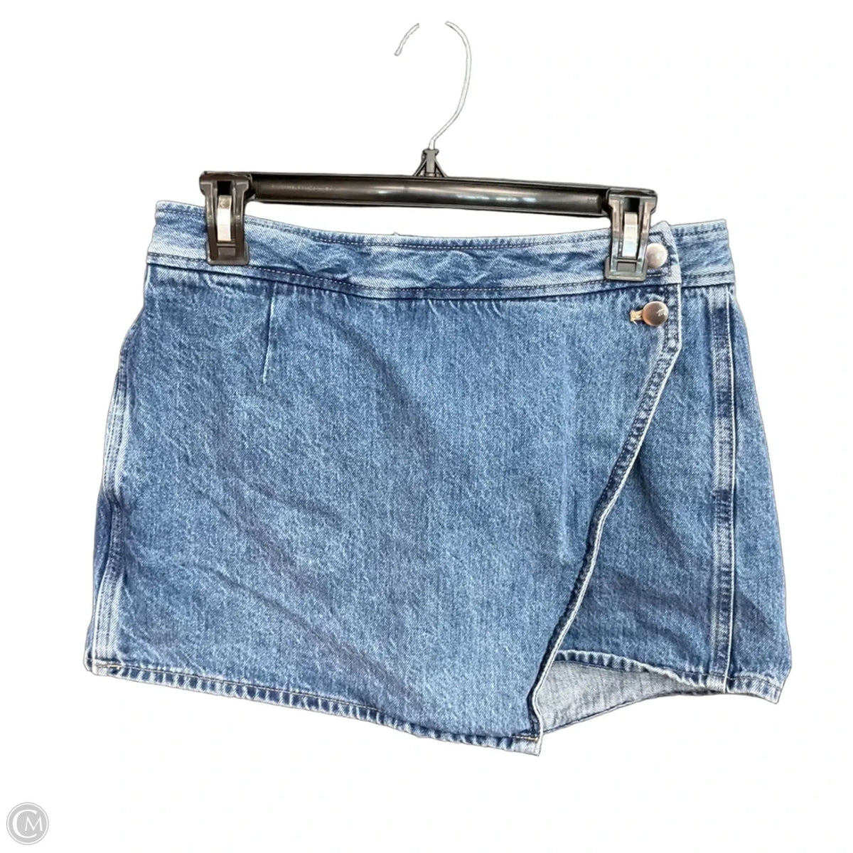 Skort By Madewell In Blue Denim, Size: 4