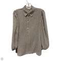 Top Long Sleeve By Max Studio In Black & Yellow, Size: M
