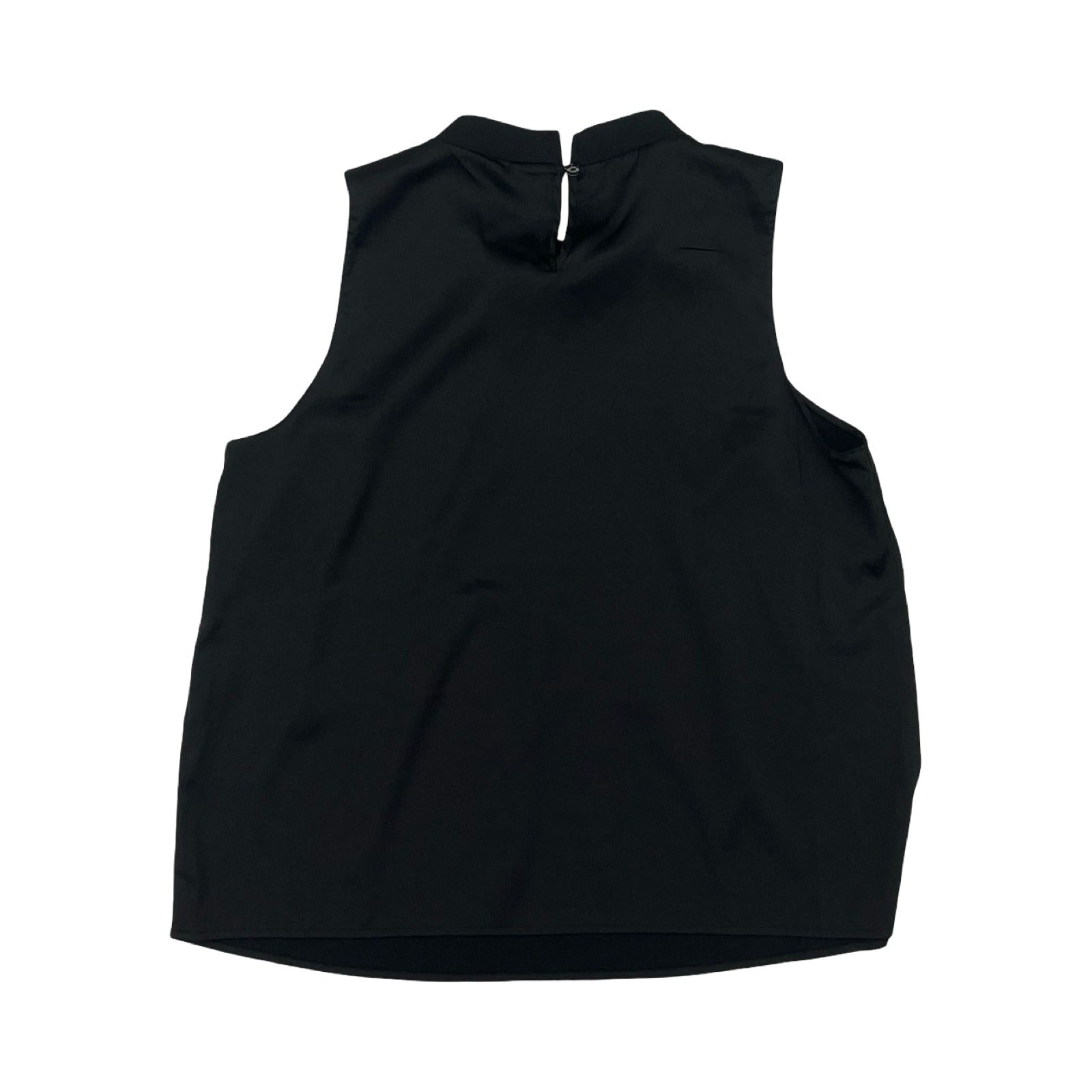 Blouse Sleeveless By Charlie B In Black, Size:L