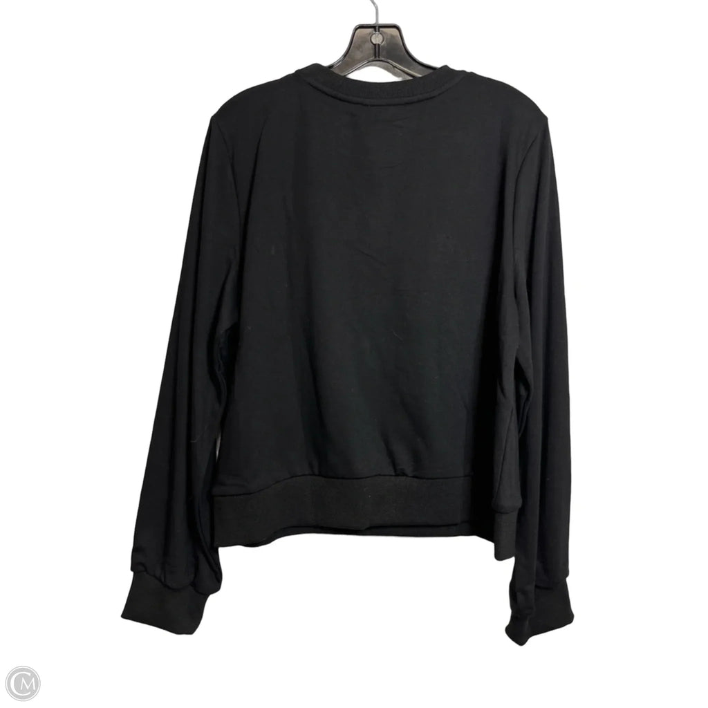 Sweatshirt Crewneck By Endless Rose In Black, Size: L