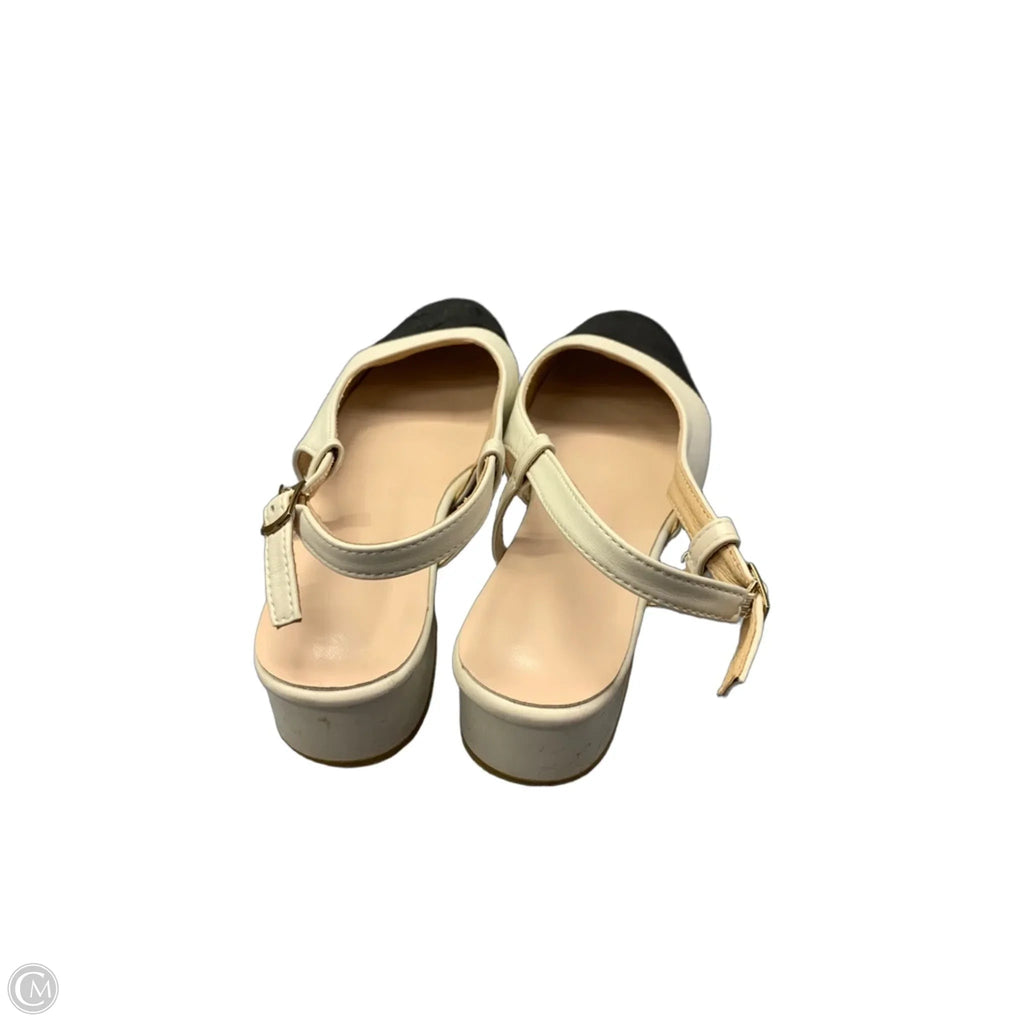 Shoes Heels Kitten By Clothes Mentor In Cream, Size: 8