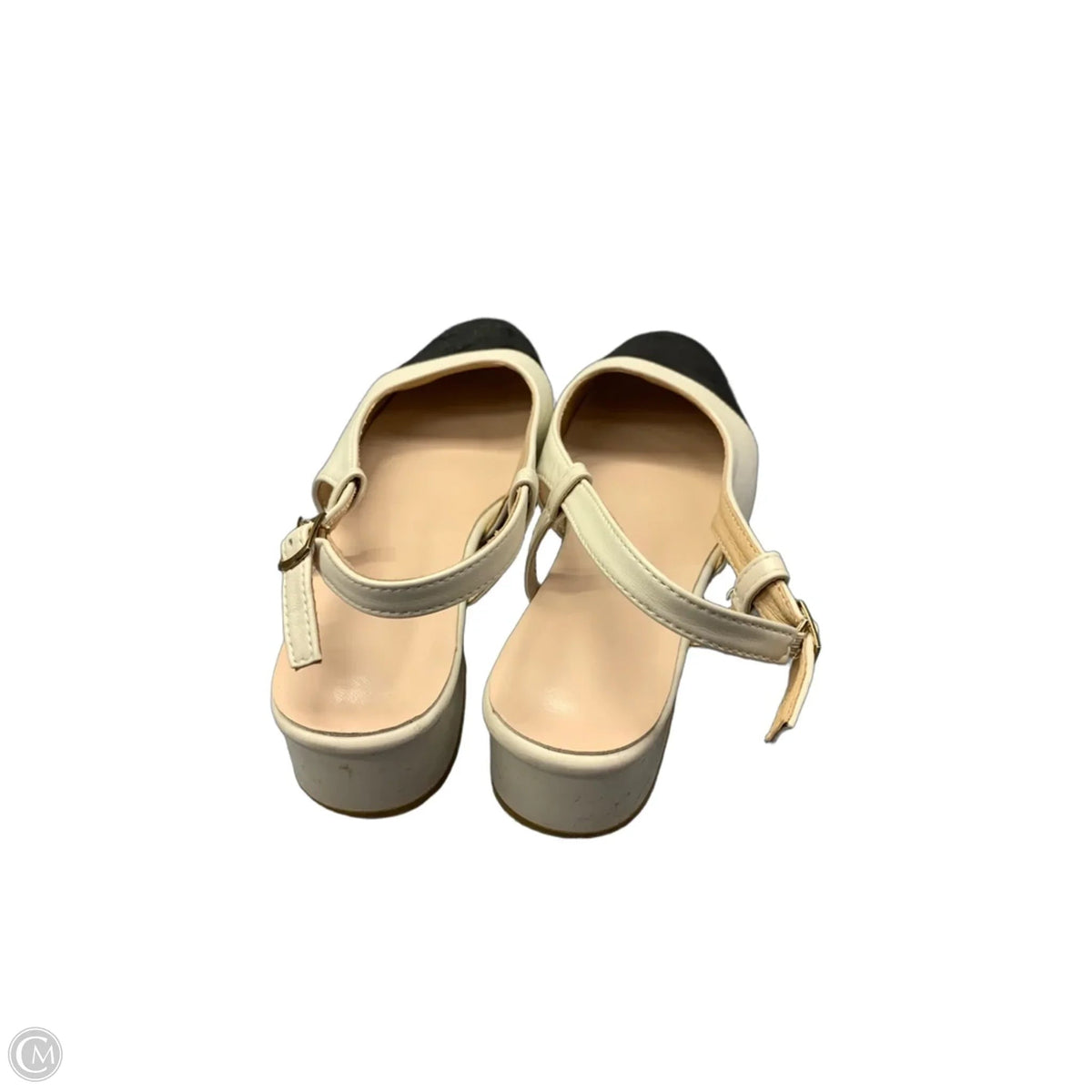 Shoes Heels Kitten By Clothes Mentor In Cream, Size: 8