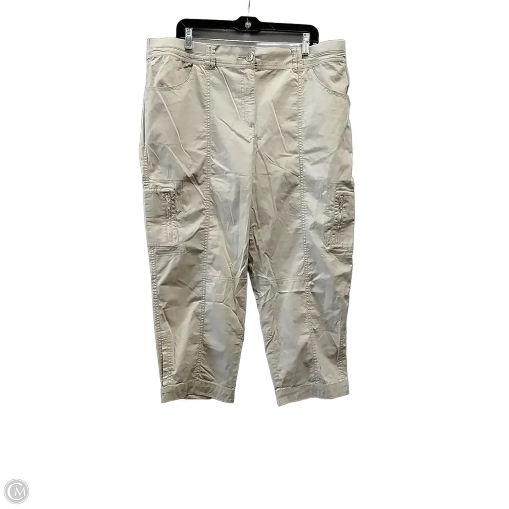Pants Cargo & Utility By Chicos In Beige, Size: 16