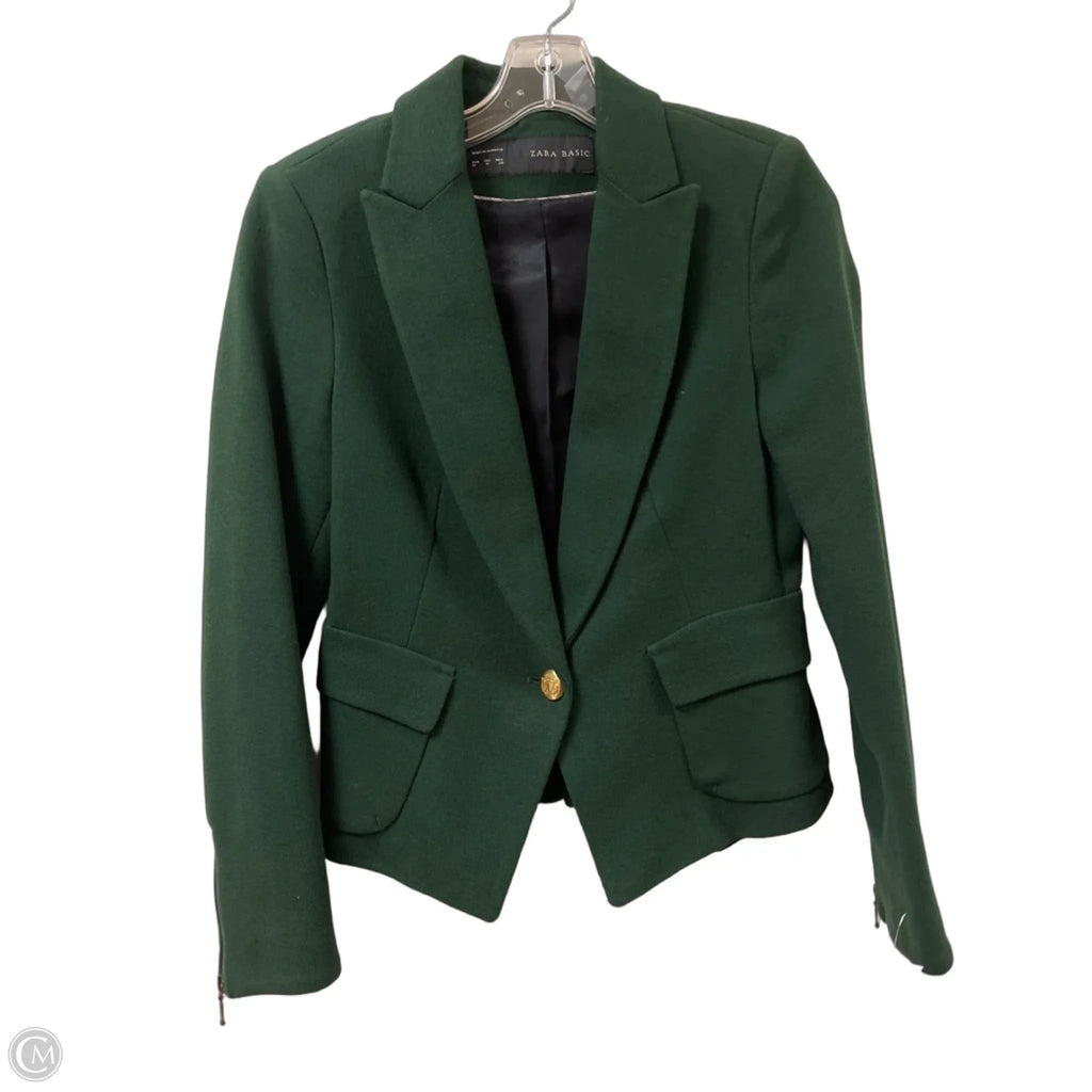 Blazer By Zara In Green, Size: M