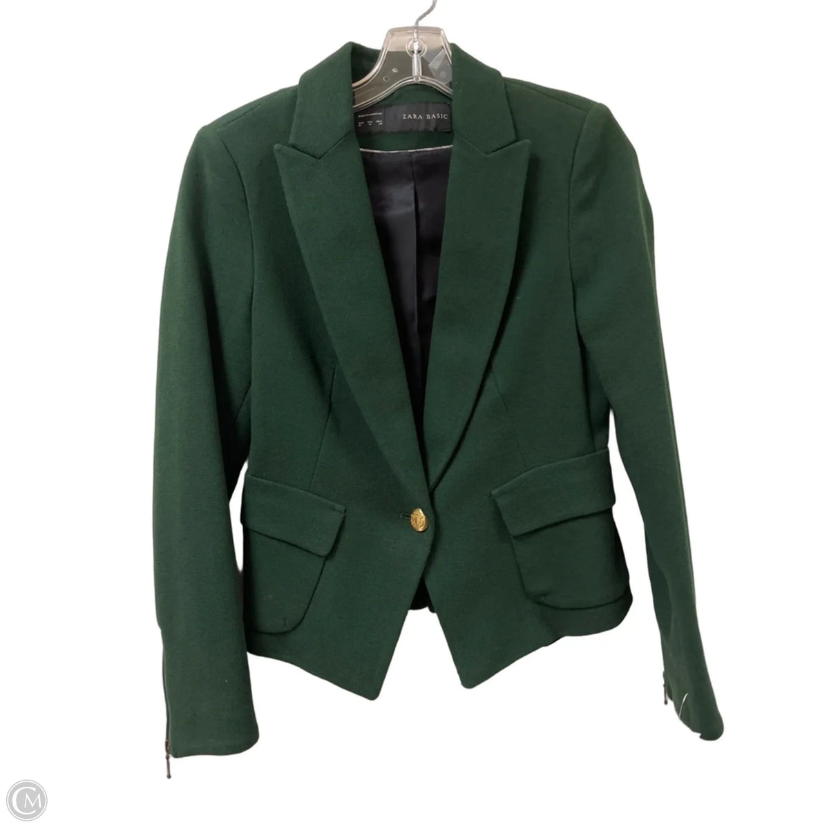 Blazer By Zara In Green, Size: M