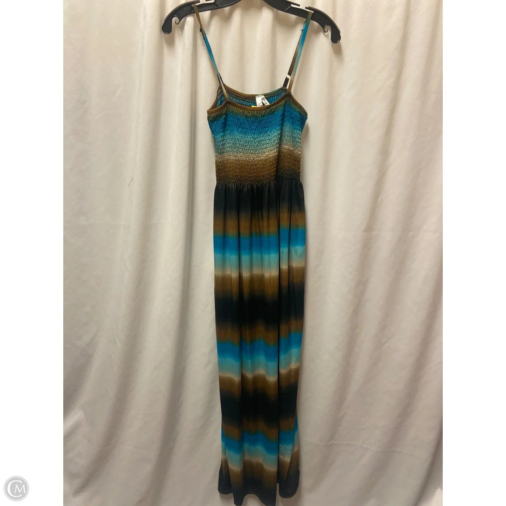 Dress Casual Maxi By Clothes Mentor In Blue, Size: Xl
