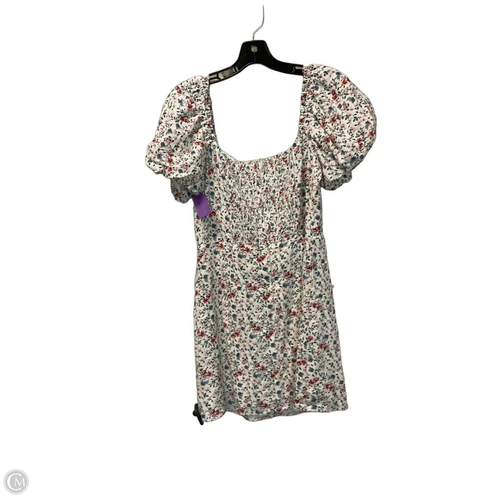 Dress Casual Short By Mi Ami In Floral Print, Size: M