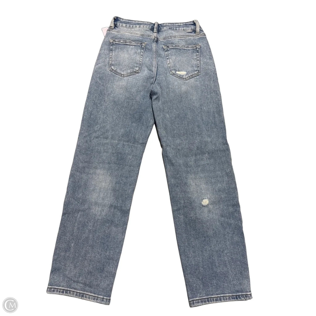 Jeans Straight By Risen In Blue Denim, Size: 2