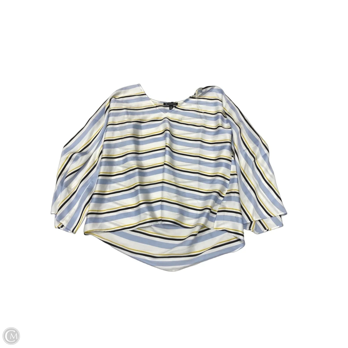 Blouse Long Sleeve By Inc In Striped Pattern, Size: Xl