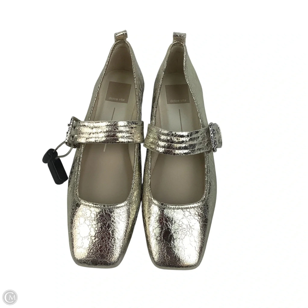 Shoes Flats By Dolce Vita In Gold, Size: 8.5