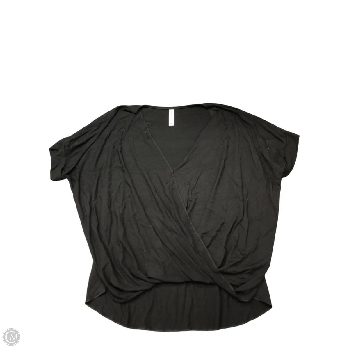 Top Short Sleeve By Zenana Outfitters In Black, Size: Xl