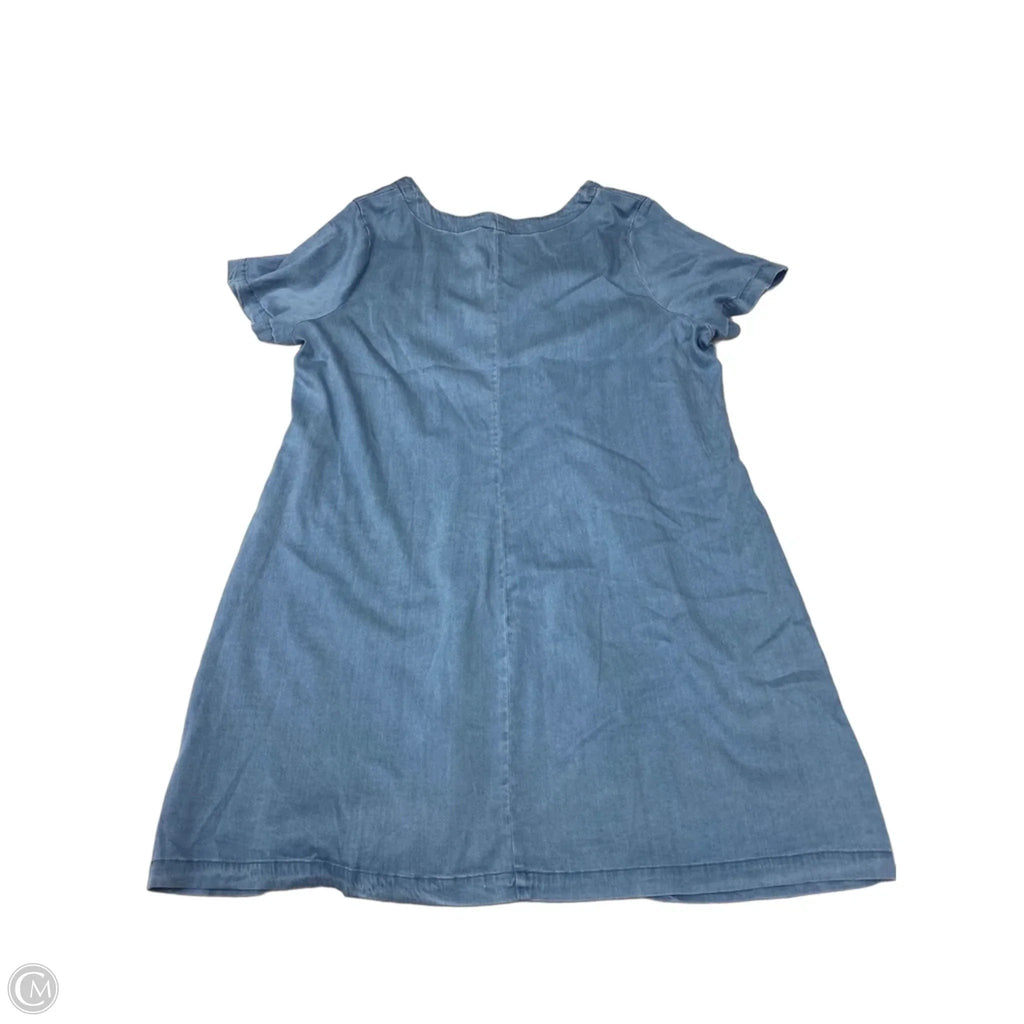 Dress Casual Midi By Westport In Blue Denim, Size: 2x