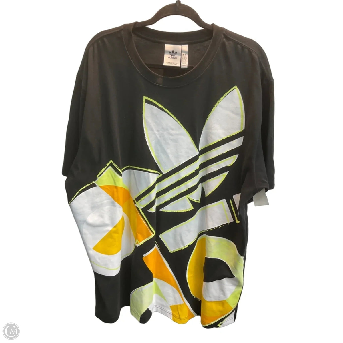 Athletic Top Short Sleeve By Adidas In Multi-colored, Size: 2x