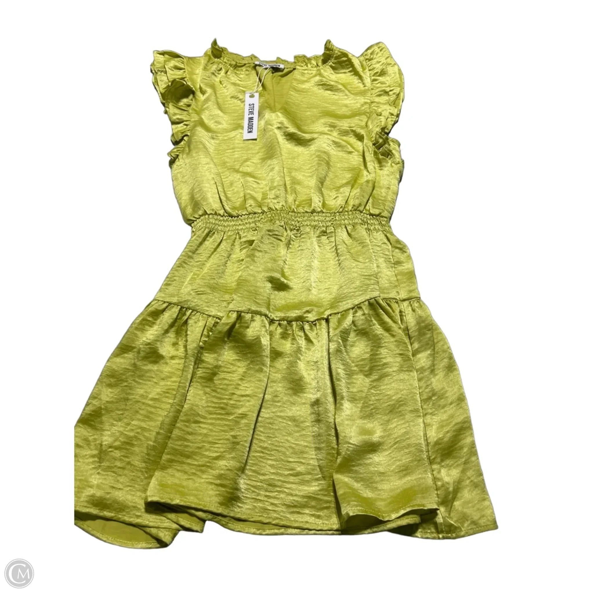Dress Casual Midi By Steve Madden In Green, Size: M