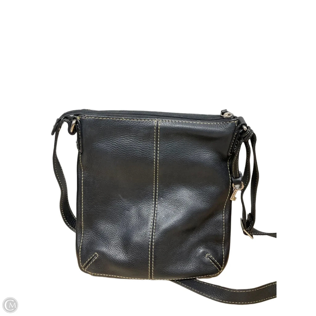 Crossbody Leather By Fossil, Size: Small