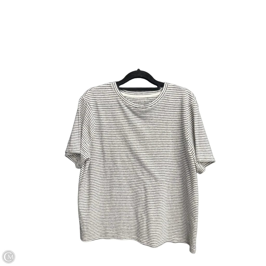 Top Short Sleeve By A New Day In Black & White, Size: S