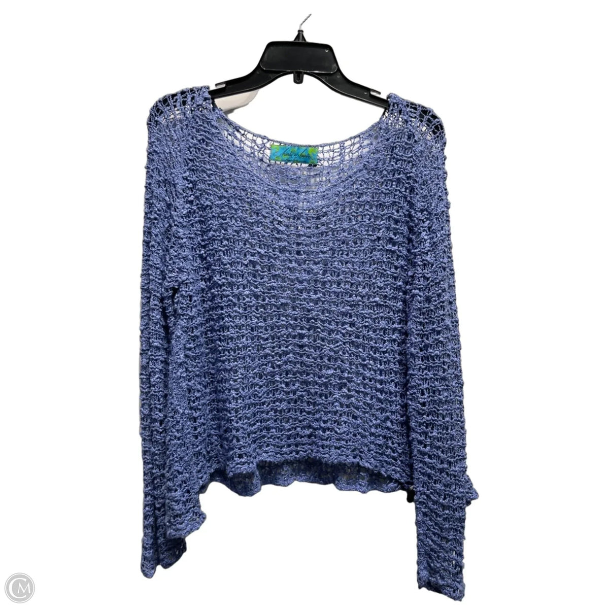 Top Long Sleeve By Clothes Mentor In Blue, Size: Osfm